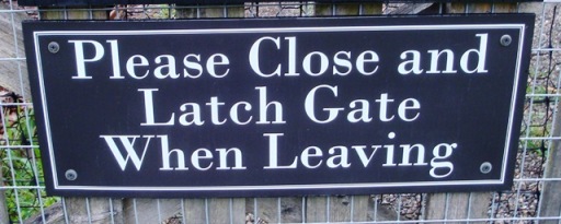 Locust Grove garden sign (5536)